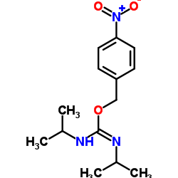 N,N'-二异丙基-O-(4-硝基苯甲基)异脲[用于高效液相色谱标记]结构式