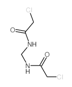 Acetamide,N,N'-methylenebis[2-chloro- Structure