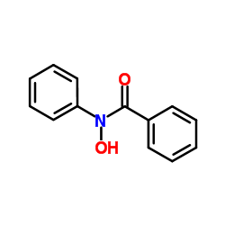 N-苯甲酰苯基羟胺结构式