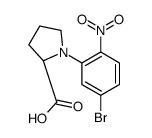 N-(5-Bromo-2-nitrophenyl)-L-proline Structure
