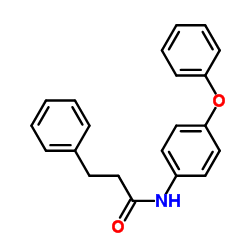 N-(4-Phenoxyphenyl)-3-phenylpropanamide结构式