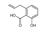 2-hydroxy-6-prop-2-enylbenzoic acid Structure