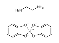 benzene-1,2-diolate; ethane-1,2-diamine; nickel(+2) cation结构式