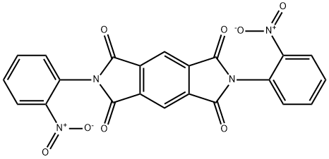 2,6-Bis(2-nitrophenyl)benzo[1,2-c:4,5-c']dipyrrole-1,3,5,7(2H,6H)-tetrone结构式