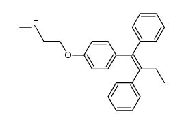 N-desmethyltamoxifen结构式
