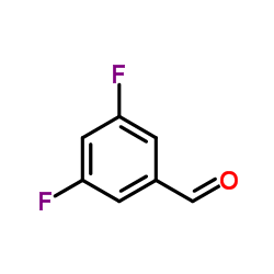 3,5-二氟苯甲醛结构式
