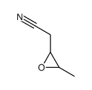 2-(3-methyloxiran-2-yl)acetonitrile Structure