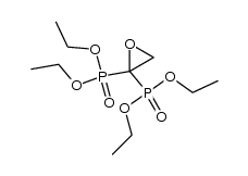 Oxiranylidene-2,2-bis(phosphonic acid) tetraethyl ester Structure