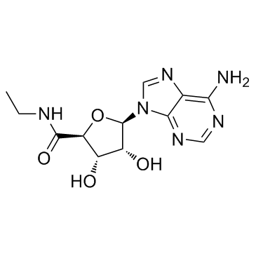 5'-N-乙基酰胺基腺苷结构式