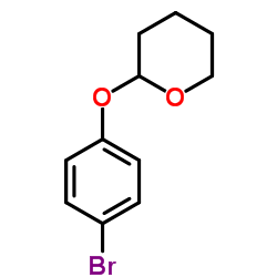 2-(4-溴苯氧基)四氢-2H-吡喃结构式