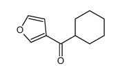 Cyclohexyl(3-furyl) ketone结构式