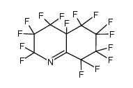 pentadecafluoro-2-azabicyclo[4,4,0]dec-1-(2)ene结构式