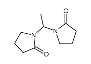 1,1'-(Ethyliden)bis(2-pyrrolidinon)结构式