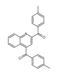 quinoline-2,4-diylbis(p-tolylmethanone) Structure