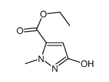 2-甲基-5-氧代-2,5-二氢-1H-吡唑-3-羧酸乙酯结构式