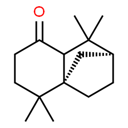 (3S,6S)-2,2,8,8-tetramethyl-octahydro-1H-2,4a-methanonapthalene-10-one Structure