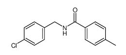 N-(4-chlorobenzyl)-4-methylbenzamide结构式
