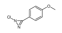 1-chloro-3-(4-methoxyphenyl)diazirine Structure