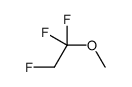 1,1,2-Trifluoro-1-methoxyethane结构式