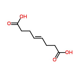 (E)-辛-4-烯-1,8-二酸结构式