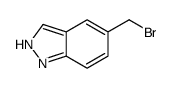 5-(溴甲基)-1H-吲唑结构式