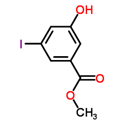 3-羧基-5-碘苯甲酸甲酯结构式