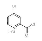 4-氯-2-吡啶羰酰氯盐酸盐结构式