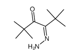 2,2,5,5-tetramethyl-hexane-3,4-dione monohydrazone结构式