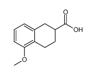 5-methoxy-1,2,3,4-tetrahydronaphthalene-2-carboxylic acid Structure
