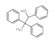 Benzeneethanol, b-methyl-a,b-diphenyl-结构式