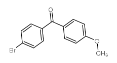 4-溴-4'-甲氧基二苯甲酮结构式