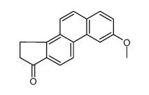 2-methoxy-15,16-dihydrocyclopenta[a]phenanthren-17-one Structure