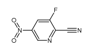 3-fluoro-5-nitropicolinonitrile结构式