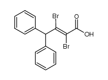 2,3-dibromo-4,4-diphenyl-crotonic acid结构式