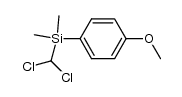 (dichloromethyl)(4-methoxyphenyl)dimethylsilane结构式