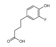 4-(3-fluoro-4-hydroxyphenyl)butyric acid结构式
