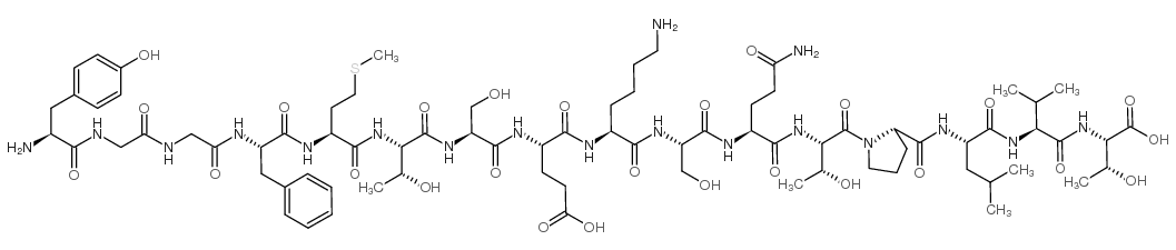α-内啡肽结构式