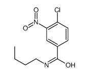 N-丁基-4-氯-3-硝基苯甲酰胺结构式