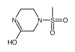 4-甲磺酰基哌嗪-2-酮结构式