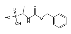 N-benzyloxycarbonyl-α-aminoethylphosphonic acid结构式