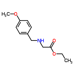 Ethyl 2-((4-methoxybenzyl)amino)acetate Structure
