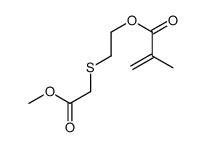 2-(2-methoxy-2-oxoethyl)sulfanylethyl 2-methylprop-2-enoate Structure