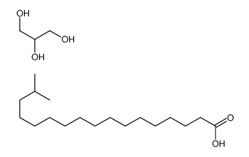 16-methylheptadecanoic acid,propane-1,2,3-triol Structure
