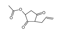 [(3R)-2,4-dioxo-3-prop-2-enylcyclopentyl] acetate Structure