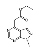 ethyl 2-(1-methylpyrazolo[3,4-d]pyrimidin-4-yl)acetate Structure