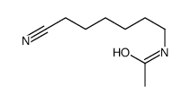 N-(6-cyanohexyl)acetamide Structure
