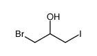 1-bromo-3-iodopropan-2-ol Structure