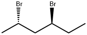 [2S,4S,(+)]-2,4-Dibromohexane structure