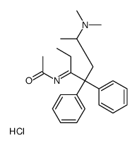 N-[6-(dimethylamino)-4,4-diphenylheptan-3-ylidene]acetamide,hydrochloride结构式