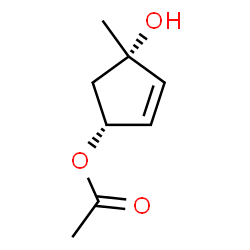 4-Cyclopentene-1,3-diol, 1-methyl-, 3-acetate, (1S,3R)- (9CI) structure